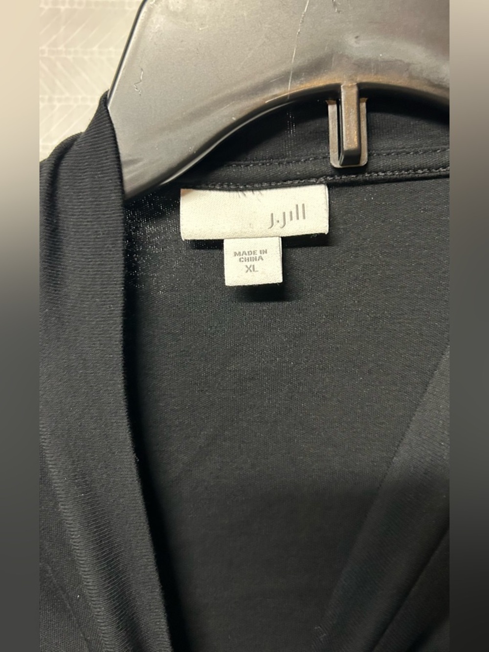 J. Jill Black Wrap-Style V-Neck Top